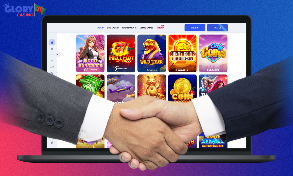 Glory Casino affiliate program allows you to earn money simply by bringing in new customers