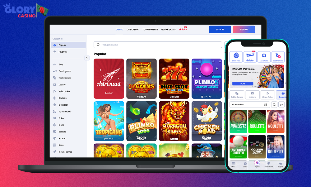 At Glory Casino, users from Bangladesh have access to a huge collection of diverse games, generous bonuses and much more