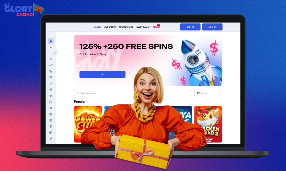 Glory Casino offers its new users a generous welcome package